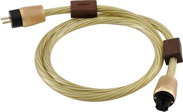 Odin Gold HiFi Power Kabel für High Fidelity Audio mit US- und EU-Stecker - Bild 1
