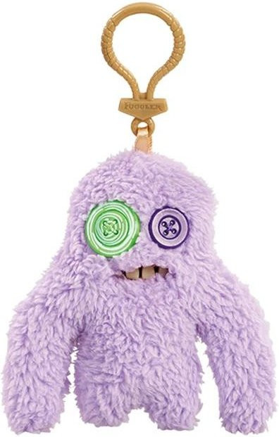 Fuggler Lustiges hässliches Monster Plüsch Schlüsselanhänger, Weiß - Bild 1