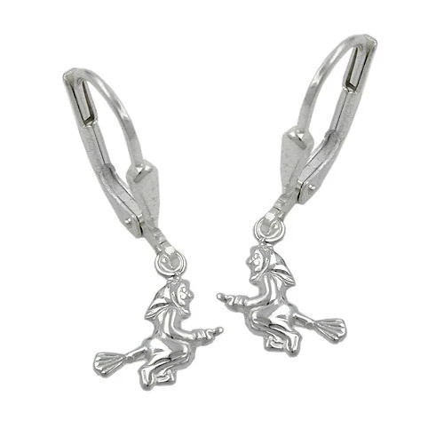 SIGO Ohrringe Brisur Hexe, 925 Silber, Unisex - Bild 1