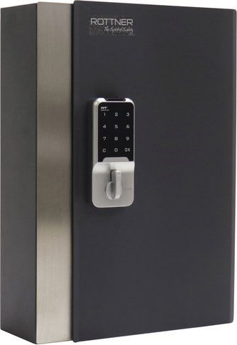 Rottner Schlüsseltresor Key Home elektronisch, Anthrazit/Schwarz, Stahl, B: 26,5 cm, H: 38,5 cm - Bild 1