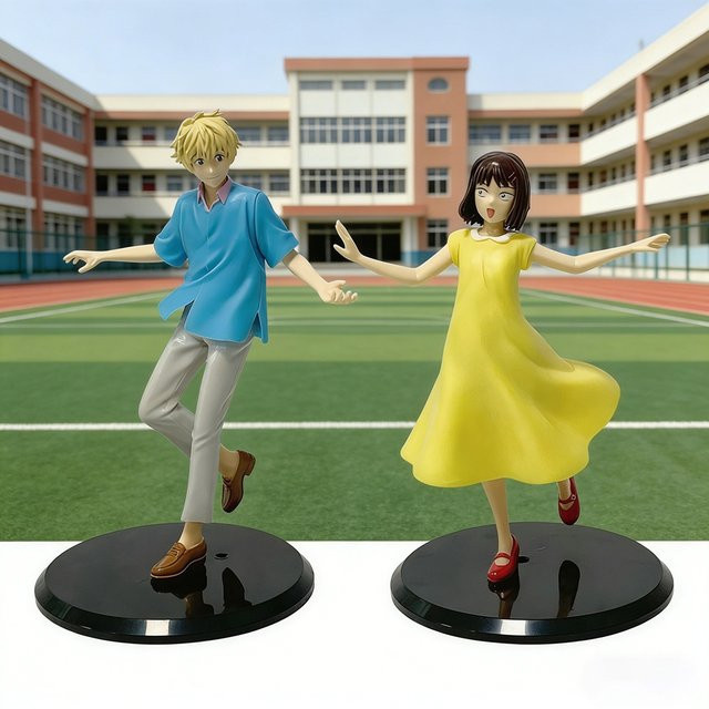 Bandai Skip To Loafer Shima Sousuke Iwakura Mitsumi, Action Figur, Kunststoff - Bild 1