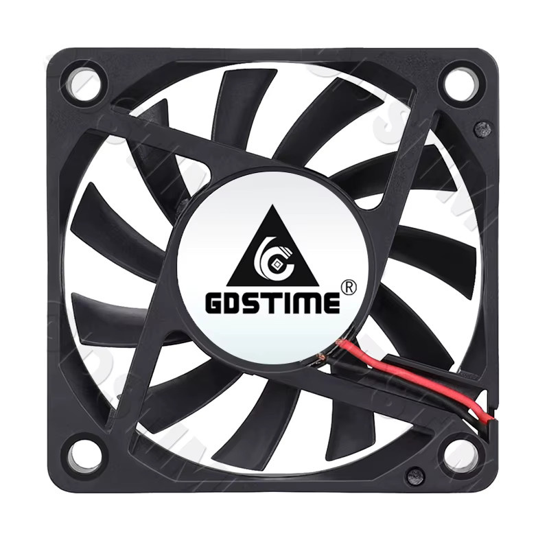 Gdstime 6010 PC-Lüfter mit Dual-Kugellager, USB-Anschluss, Schwarz, B/T/H: 60 x 60 x 10 mm - Bild 6