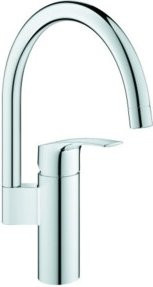 Grohe Eurosmart Spültisch-Einhebelmischer in Chrom mit schwenkbarem hohen Auslauf - Bild 1