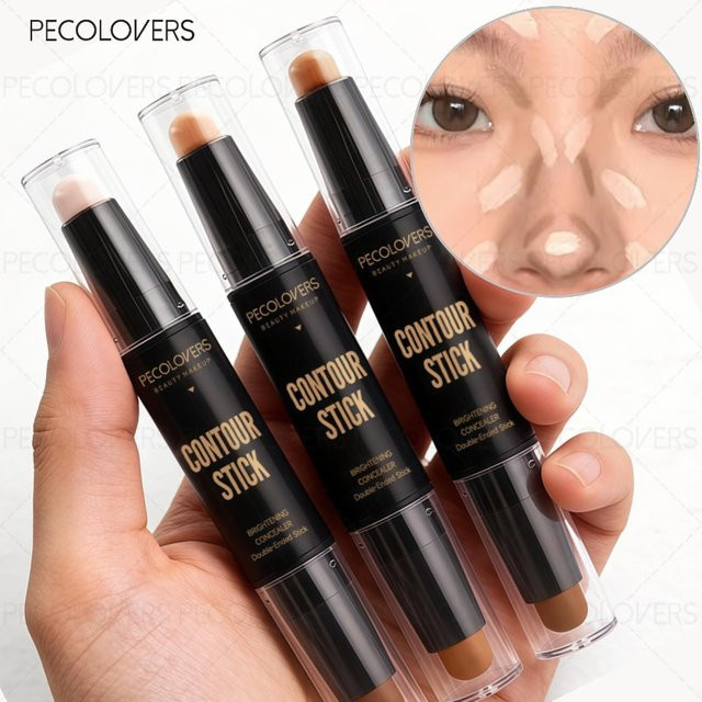 PECOLOVERS Doppelseitiger Concealer-Stift, Unisex - Bild 1