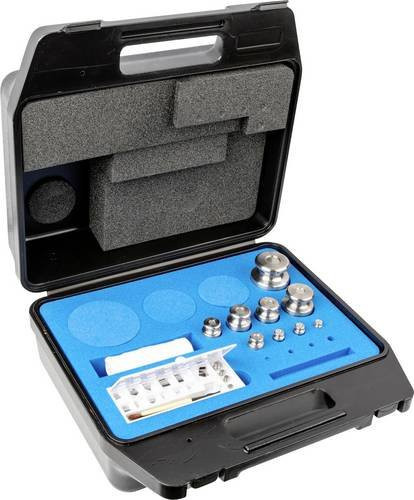 Kern F2 Gewichtsatz aus Edelstahl in Silber mit Kunststoff Etui, 1 mg - 1 kg - Bild 1