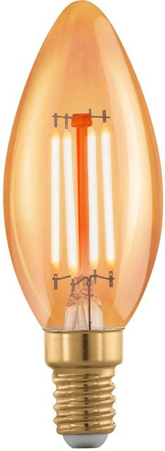 Eglo LED Leuchtmittel E14 Kerzenform in Gold, Warmweiß, 4 W, 300 lm - Bild 1
