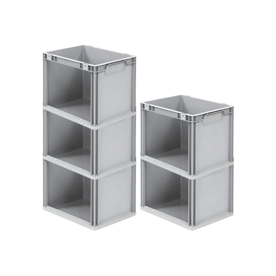 PROREGAL SparSet 5x Eurobox NextGen Store Eurobehälter Transportbox Grau H x B x T: 32 x 30 x 40 cm - Bild 2