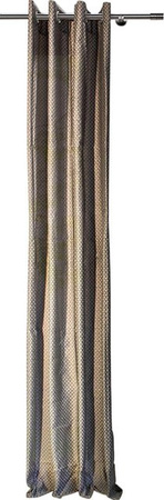 Mydeco Ösenschal Dot in Taupe und Beige, halbtransparent, B: 300 cm x H: 135 cm