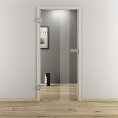 NOVADOORS Glasdrehtür NOVA 594, glänzend, transparent, Höhe: 197,2 cm, Breite: 70,9 cm, Tiefe: 28,2 cm - Bild 1