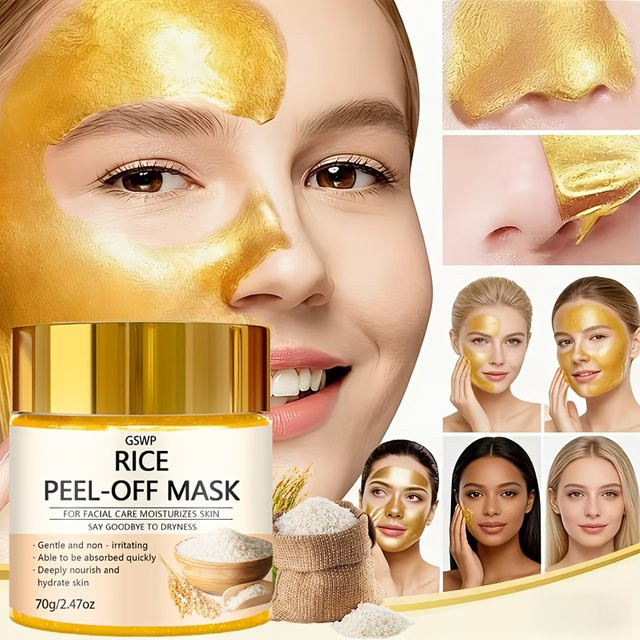 GSWP Reis-Peel-Off-Maske, Gesicht, 70g/140g - Bild 1