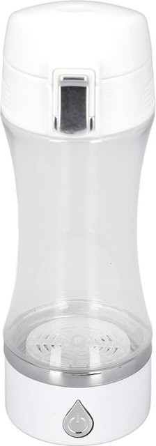 Wiederaufladbare Wasserstoffwasserflasche von Painter als H2-Ionisator-Generator mit 700–900 PPB Konzentration, Weiß, 380 ml - Bild 1