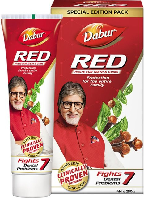 Dabur Red Ayurvedische Zahnpasta, 750 g, fluoridfrei - Bild 1