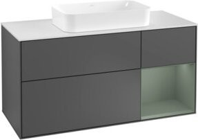V&B Waschtischunterschrank Finion in Anthrazit, B/T/H: 120 x 50,1 x 50,1 cm - Bild 1