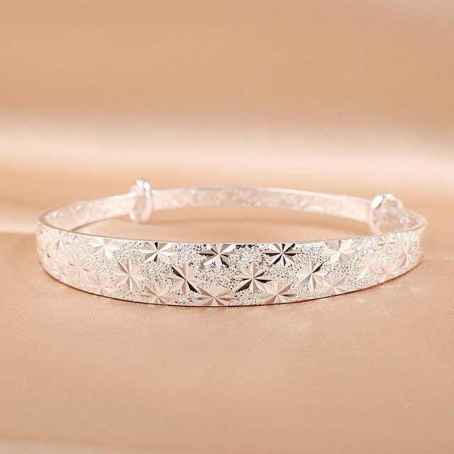 Wucifang Jewelry Armreif 925 Silber, Zirkonia, Damen - Bild 1