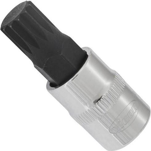 Vigour Schraubendrehereinsatz Innenvielzahn M12 3/8 Zoll V6111 - Bild 1