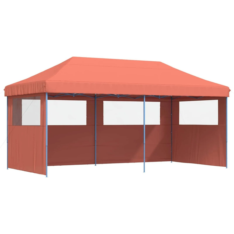 vidaXL Party-Zelt aus Oxford-Stoff und Stahl in Terrakotta, B/T/H: 580 x 292 x 315 cm - Bild 2