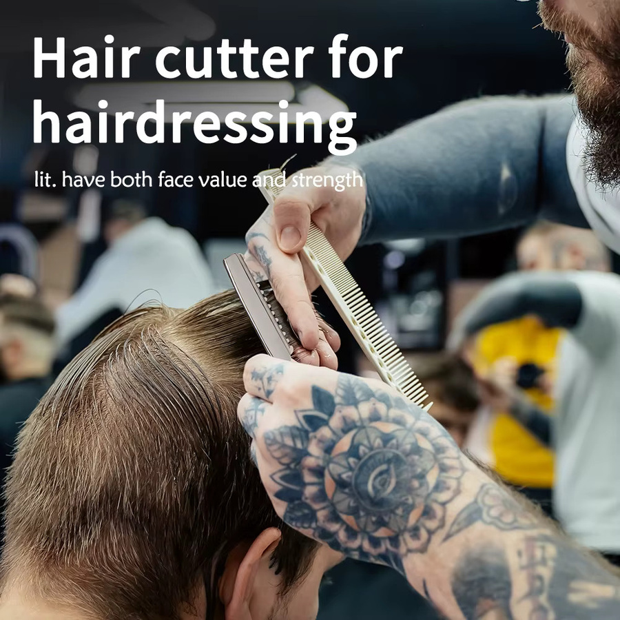 Friseurrasierer aus Harz und Zinklegierung, Unisex - Bild 5