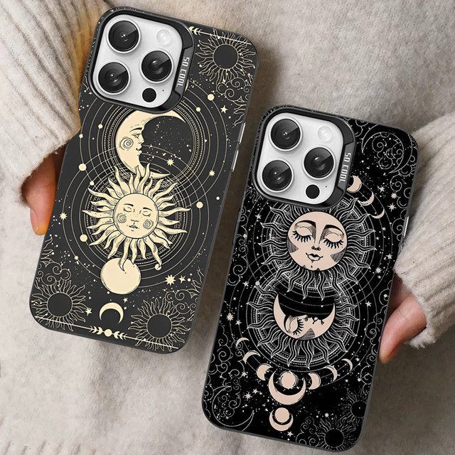 Witches Moon Tarot Mystery Totem Handyhülle für iPhone 11 bis 16 Pro Max mit matter stoßfester Rückseite - Bild 1