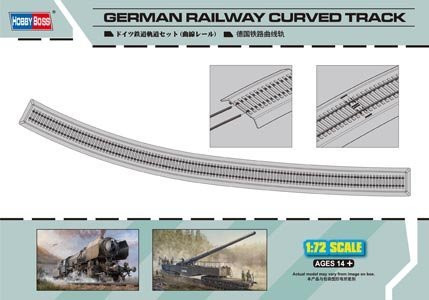 HobbyBoss German Railway Curved Track, 1:72, ab 14 Jahren - Bild 1
