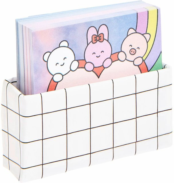 Rico Design Paper Poetry Mini-Notizzettel-Box Chingu mit 100 Notizzetteln, Maße: 5 x 5 cm - Bild 1