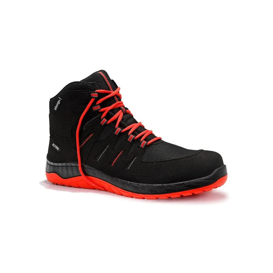 Elten Sicherheitsschnürstiefel MADDOX Compo S3S ESD in Schwarz Rot Größe 36 - Bild 2
