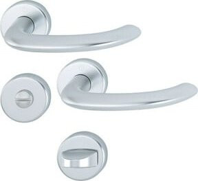 Hoppe Rosettengarten Aluminium Silber - Bild 1