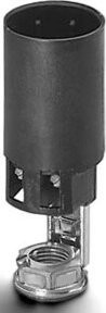 Houben E14 Kerzenfassung in Schwarz mit 10 mm Bohrung - Bild 1