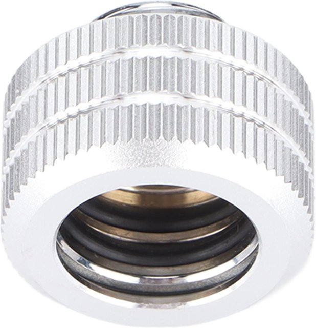 Koogeelife Kompressionsfittings für Hard Tubes mit G1/4 Zoll Gewinde und Innensechskant, Farbe: Silber/Chrome - Bild 1