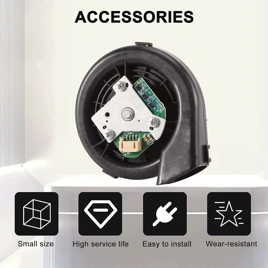 Ersatz-Lüftermotor Modul für Xiaomi Mi Robot SDJQR01RR Mijia 1s und Roborock S50 S51 S52 S55 in Schwarz - Bild 5
