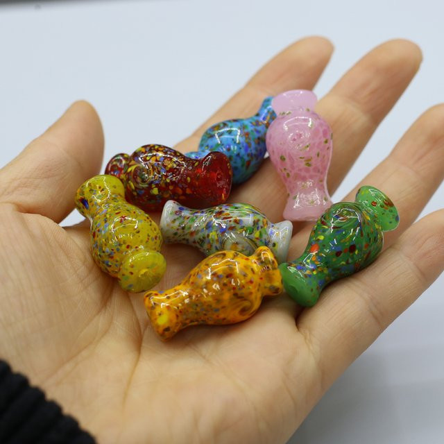 5 Stück Vasenförmige Stanzperlen, Lampwork-Glasperlen, 15 x 25 mm - Bild 1