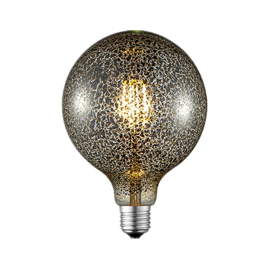 Lucande LED Globe Lampe E27, 4W, warmweiß, Alu-grau/Glas, dimmbar - Bild 2