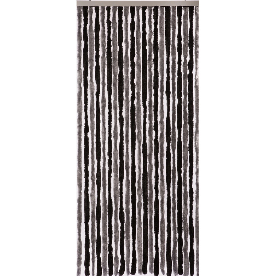 CONACORD Türvorhang Flauschi aus Chenille, Schwarz-Grau, B: 90 cm, H: 200 cm - Bild 2