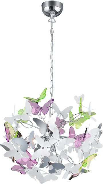 Reality Pendelleuchte Butterfly Chrom B/T/H: 150 x 50 x 50 cm - Bild 1