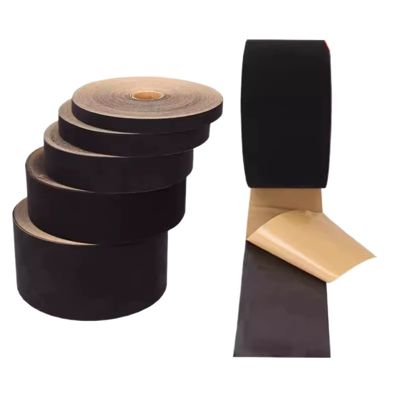 Evich Selbstklebender Samtstoff Schwarz, 1 Rolle, 100 Meter, Breite: 3,6 cm bis 10 cm - Bild 2