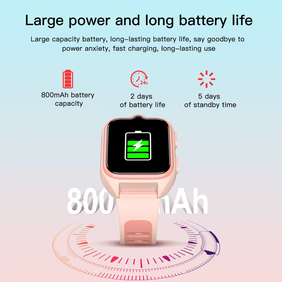 Blackview Z30 Kinder-Smartwatch in Blau mit GPS, WiFi und 4G-Videoanruf sowie dreifacher KI-Positionierung - Bild 2