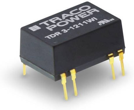 TracoPower TDR 3-2411WI DC/DC-Wandler Print 24 V/DC auf 5 V/DC 600mA 3W Schwarz - Bild 1