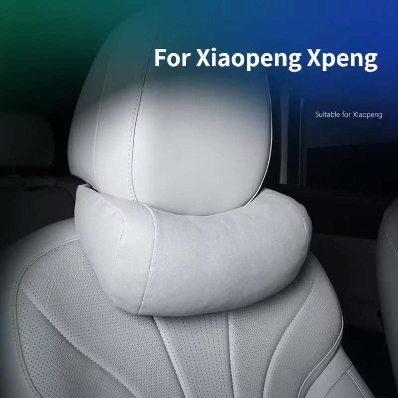 YouGallop Auto Kopfstütze und Lordosenstütze aus Memory Foam für Xiaopeng Xpeng G6 G9 G7 in Grau - Bild 4