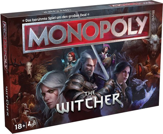 Winning Moves Monopoly The Witcher Gesellschaftsspiel Brettspiel - Bild 1