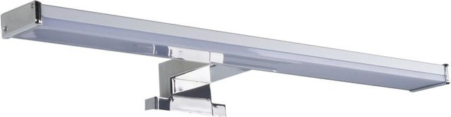 Oktaplex LED Spiegelleuchte in Chrom/Silber, Warmweiß 3000K, Durchmesser: 40 cm - Bild 1