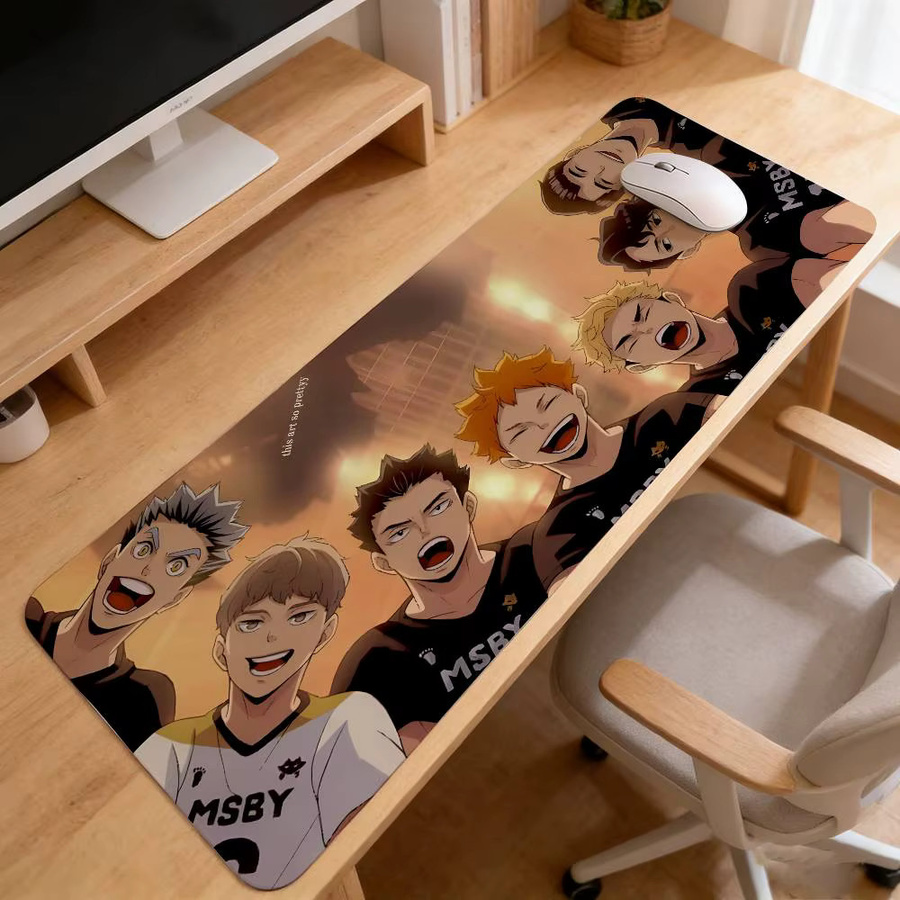 V-Volleyball B-Boy Gaming Deskmat Sakura Anime Mauspad in Multicolour - Bild 4