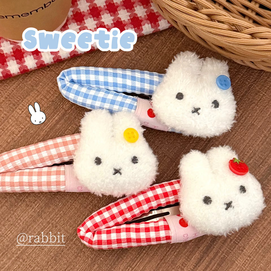 Miffy Haarspange, Karomuster, Kinder - Bild 3