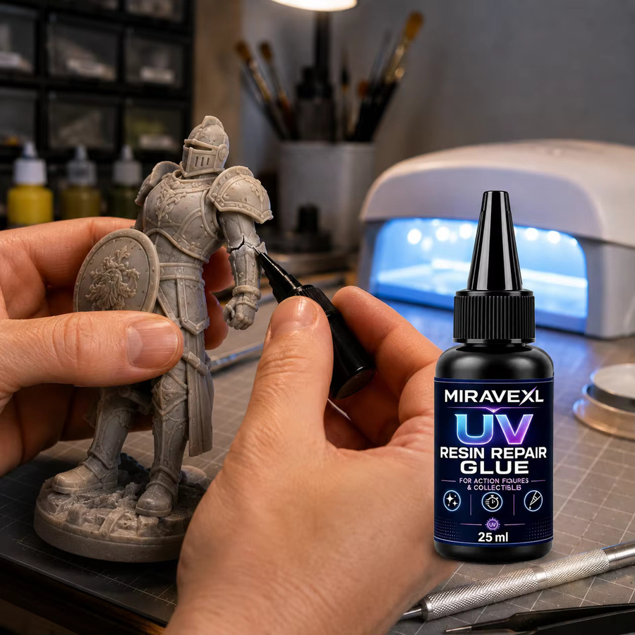MIRAVEXL UV-Epoxidharz-Kleber für DIY Schmuckherstellung und Handwerk, transparent, 25 g - Bild 3