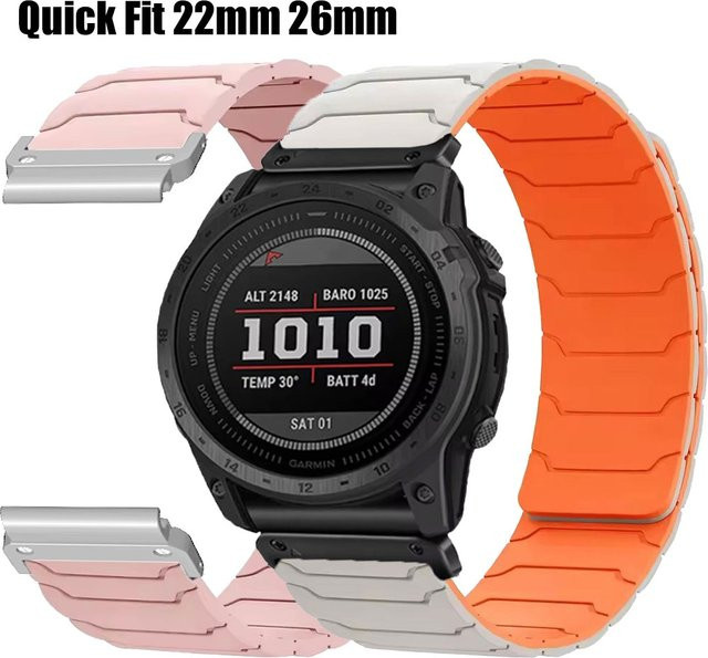 Garmin Uhrenarmband, Silikon, multicolour - Bild 1
