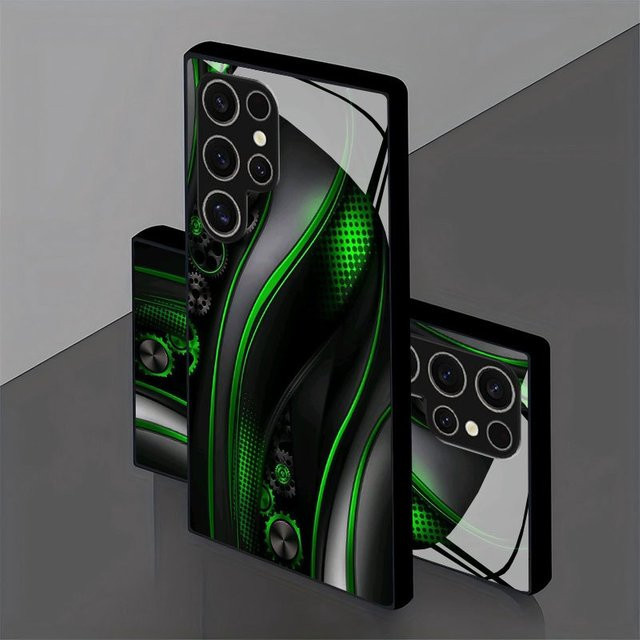 Sturzsichere Samsung Galaxy Handyhülle aus Glas und TPU für S26 S25 S24 S23 S22 S21 FE Ultra Plus - Bild 1