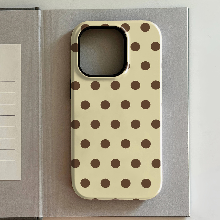 Luxus Ins Berry Dot Handyhülle mit Doppelschicht-Abdeckung für iPhone 17 16 15 14 13 12 11 Pro Max Plus X XS XR XS Max 7 8 Air - Bild 2