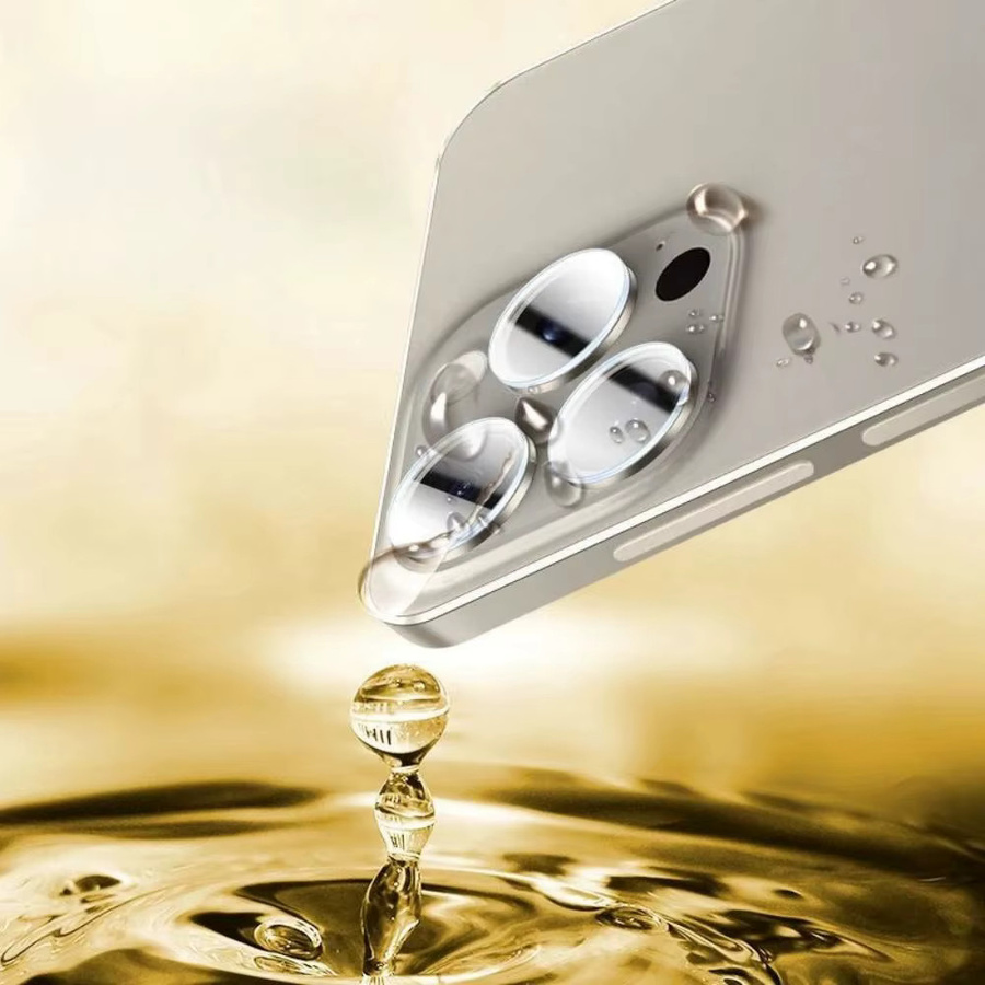 5 Stück DYM Kameraschutzglas Set für iPhone 14 Pro, 15 Pro Max Plus und iPhone 16 Pro Max, transparente Objektivschutzfolie für die Rückseite - Bild 3