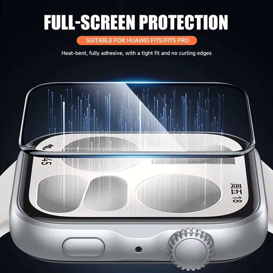 CAOWTAN Displayschutzfolie, Silikon, transparent, Huawei Watch FIT5 FIT5 Pro - Bild 2