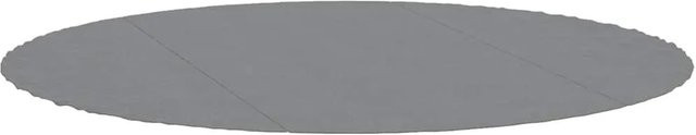 vidaXL Pool-Bodentuch Hellgrau Ø366 cm aus Polyester Geotextil - Bild 1