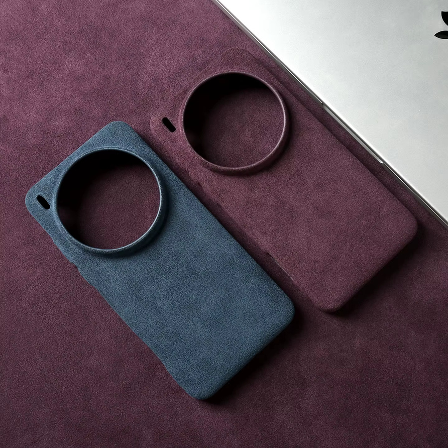 Original Alcantara Magnetische Hülle für Vivo X300 Ultra Pro X300s mit MagSafe, Vollständig abdeckende Leder-Handyhülle in Grün - Bild 4