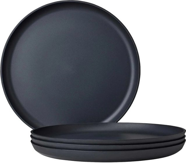 Mepal Silueta Essteller 4er Set in Black Durchmesser: 26 cm - Bild 1